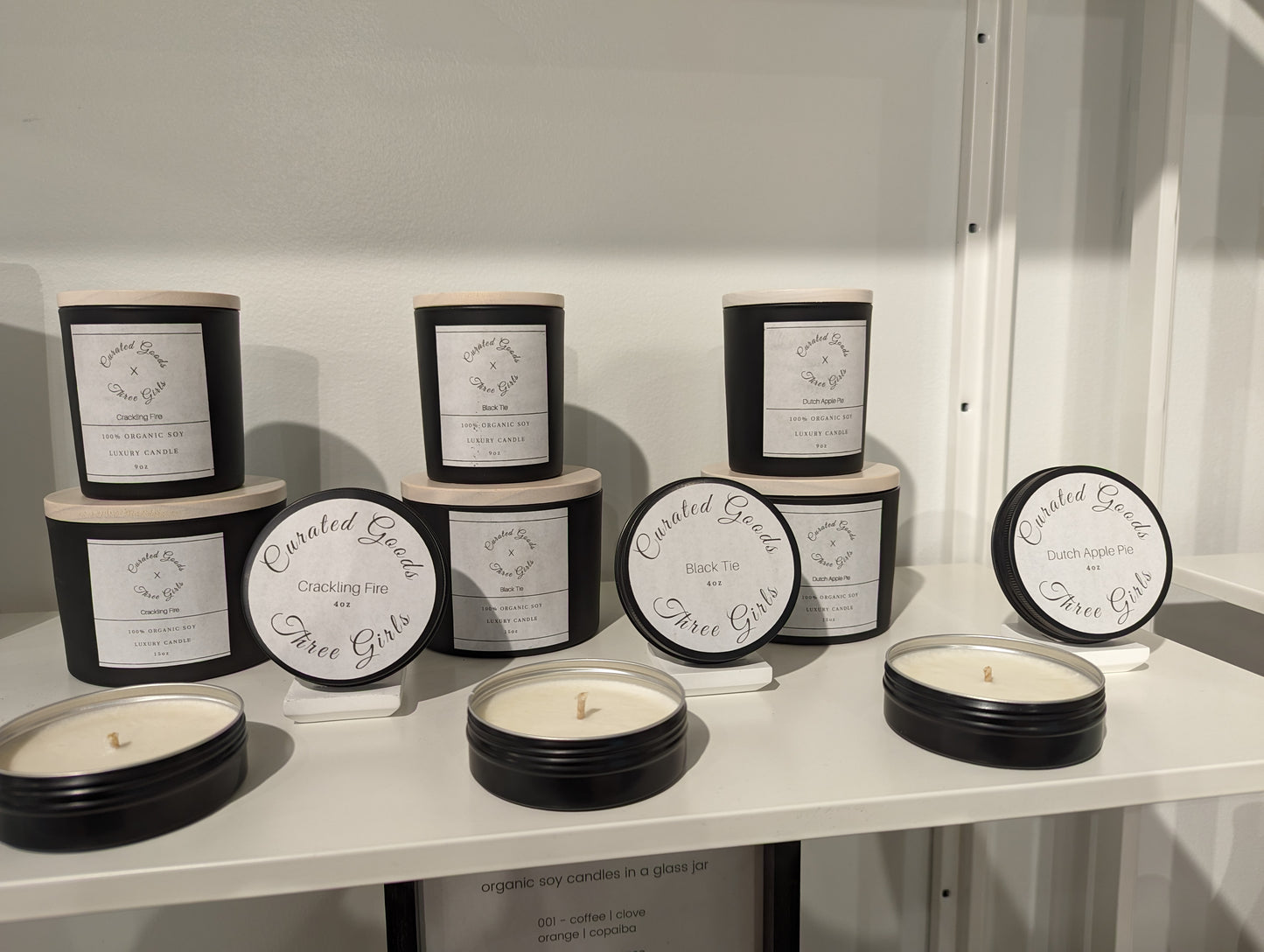 Curated Goods Company Organic Soy Candles