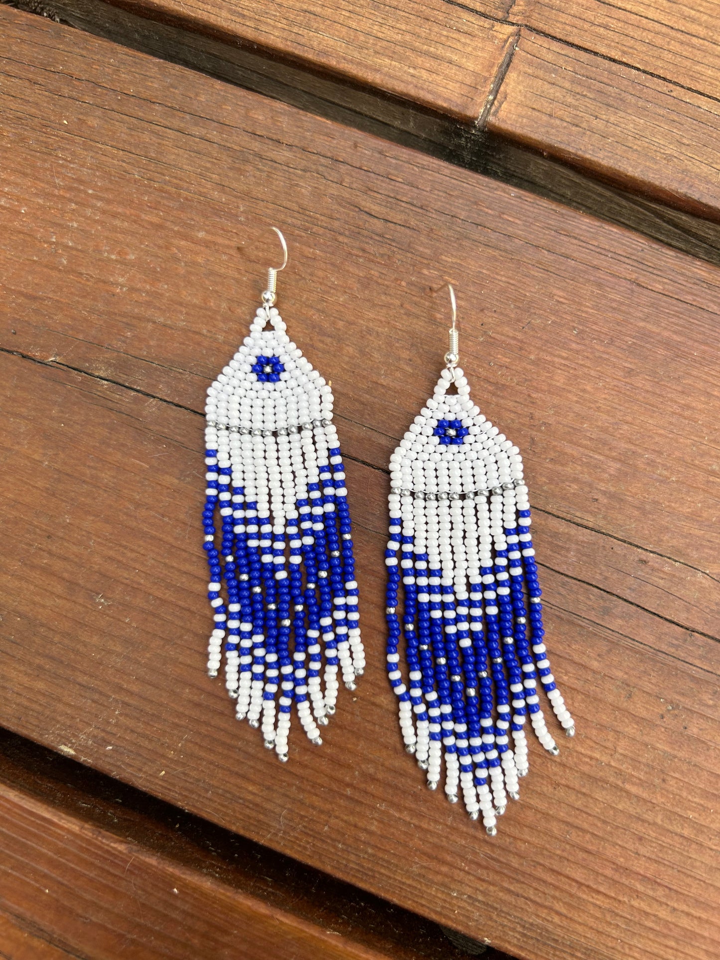 Balsam Pier Beading - Chevron Fringe Earrings