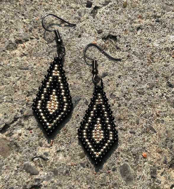 Balsam Pier Beading - Teardrop Earrings