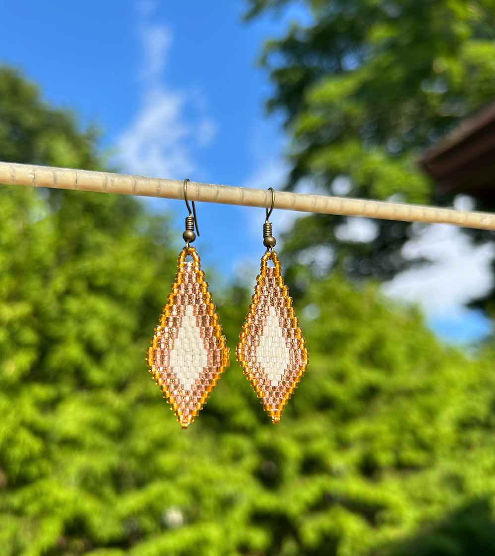 Balsam Pier Beading - Teardrop Earrings